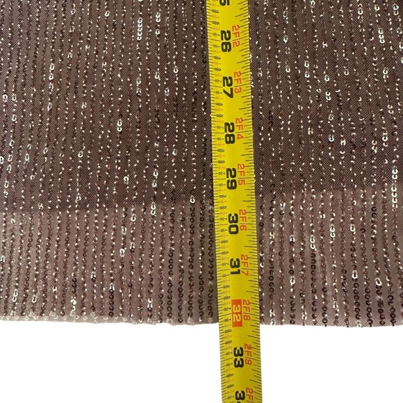 Walter Baker Crista Skirt City Sequin Mink Brown Size 4 Midi NWT MSRP $268 - Picture 14 of 14